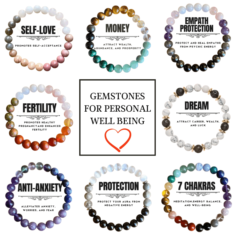 Gemstone Beaded Bracelet