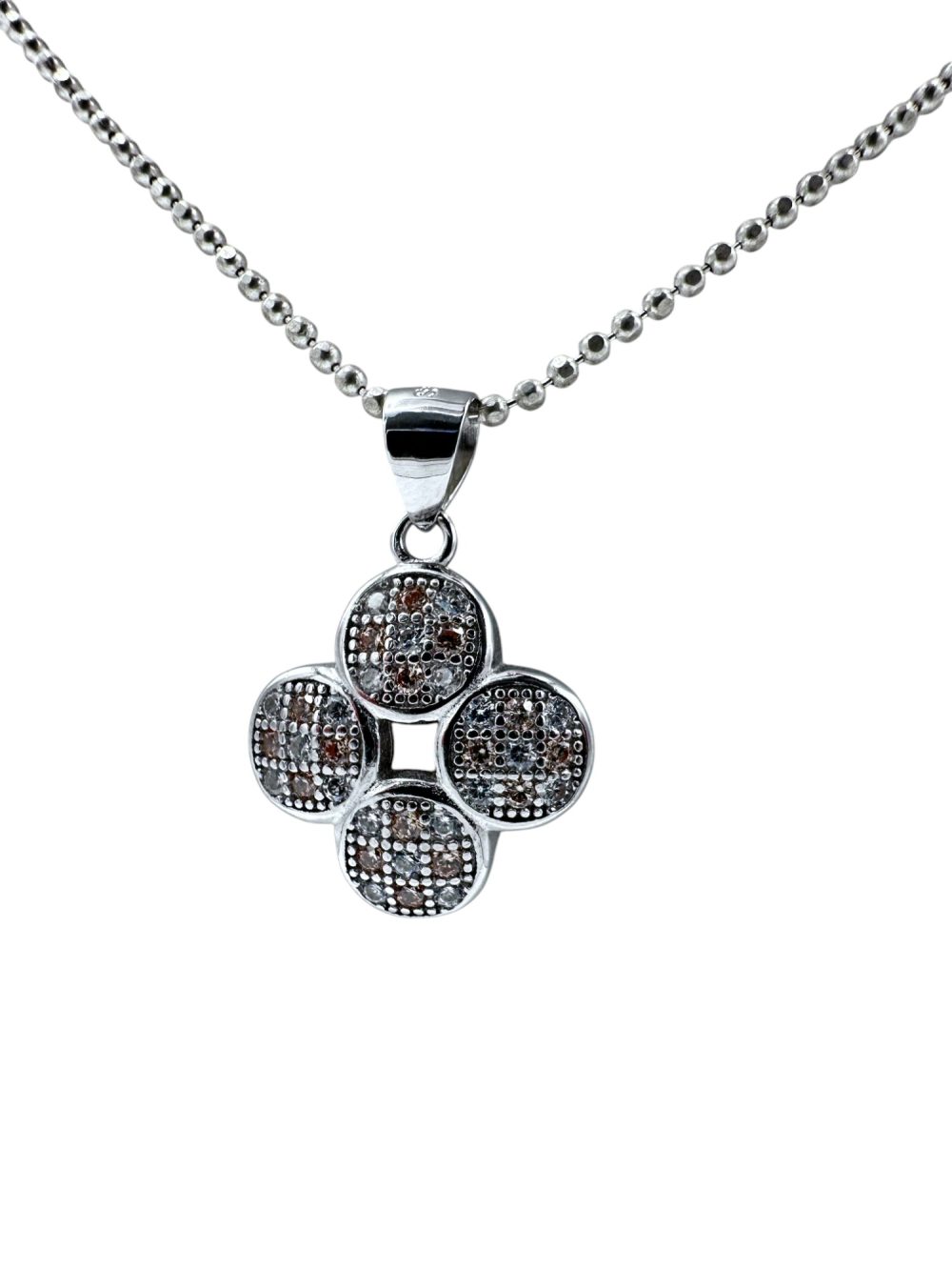 Crystal Clover Charm Set