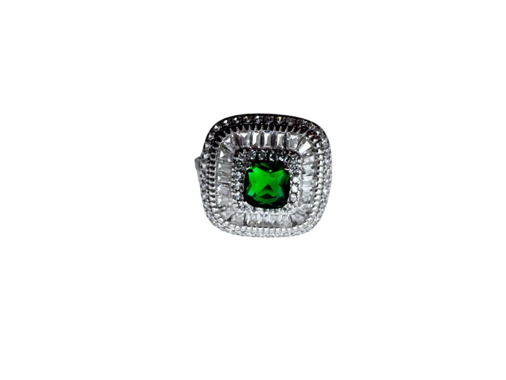 Emerald Radiance Crown Set