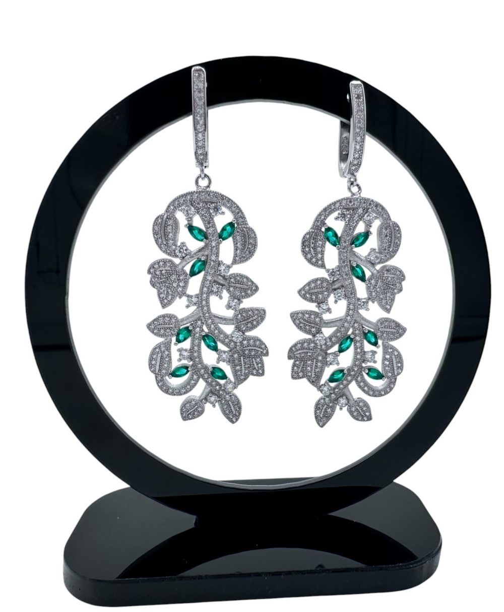 Emerald Elegance Leaf Set