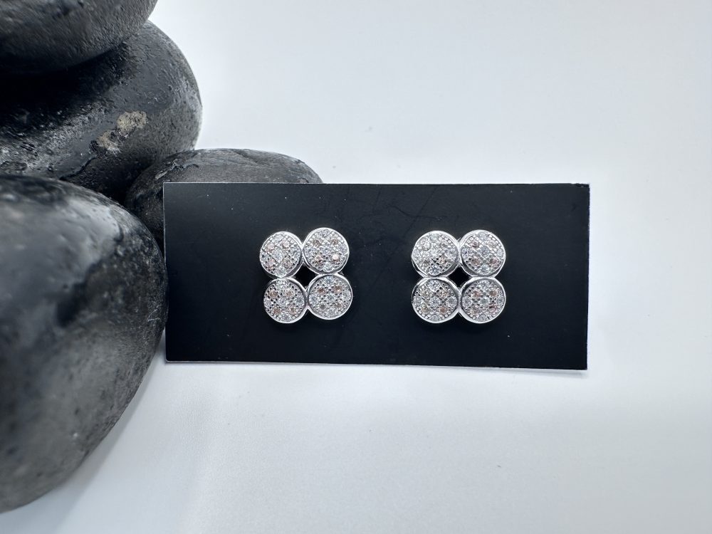 Crystal Clover Charm Set